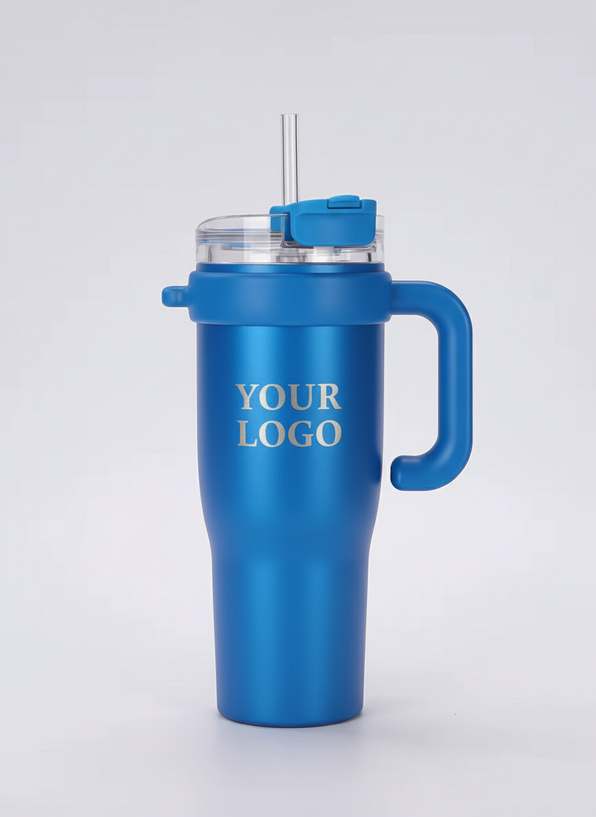 الكوب الأزرق - جودة عالية