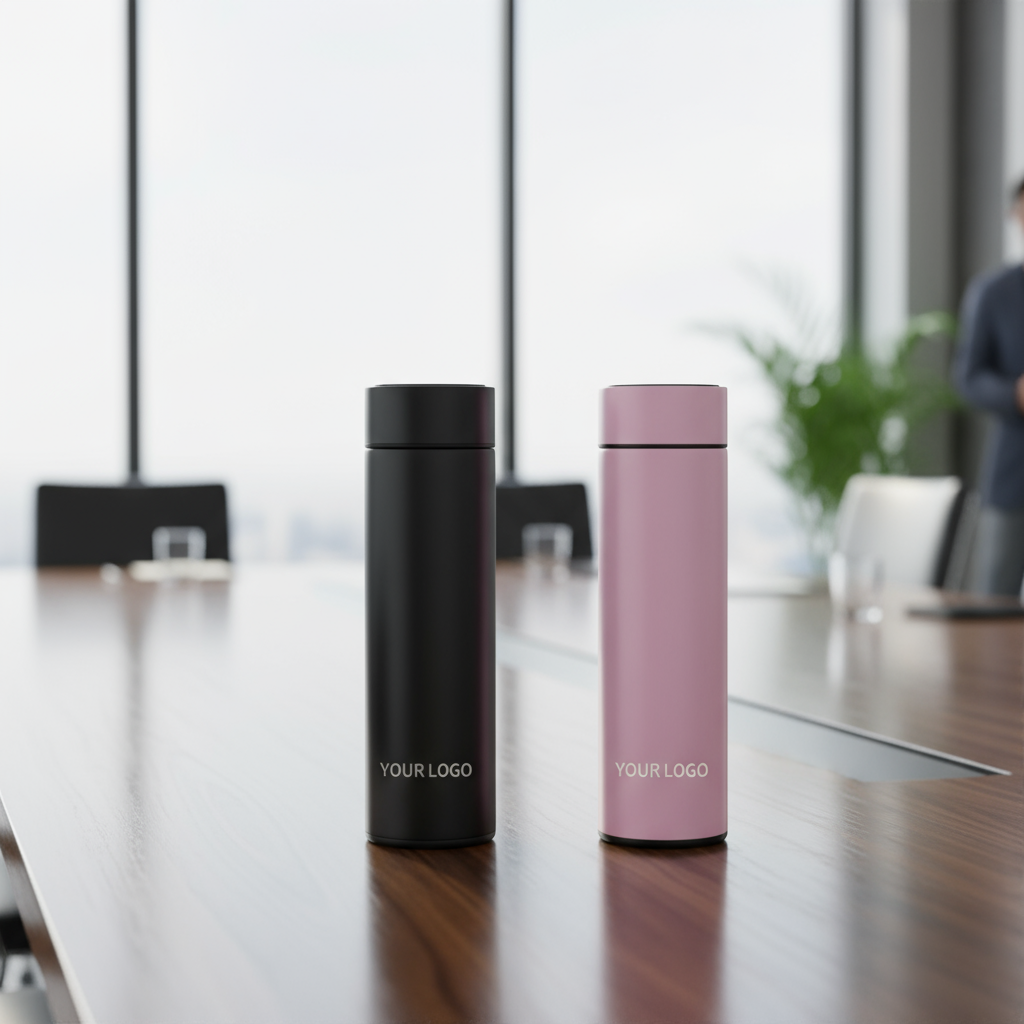 تصميم زجاجتين وردية وسوداء