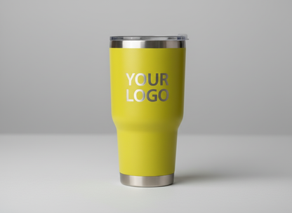 الكوب الأصفر بدون يد