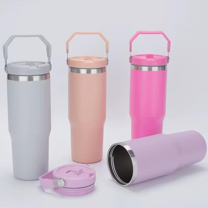 Custom Vacuum Insulated Mug – 30oz / 890ml (Laser Engraved Name or Logo)