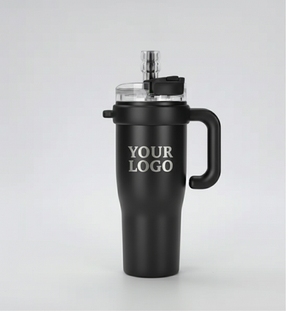 Custom Vacuum Insulated Mug – 40oz / 1200ml (Laser Engraved Name or Logo)