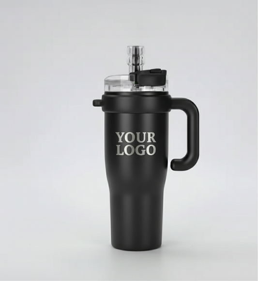 Custom Vacuum Insulated Mug – 40oz / 1200ml (Laser Engraved Name or Logo)